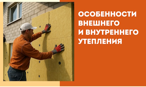Какие особенности внешнего и внутреннего утепления в Лыткарино