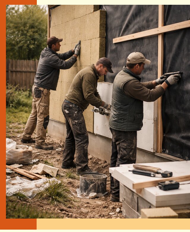 Утепление дачного дома под ключ в Лыткарино