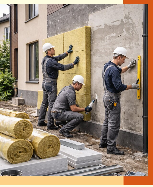 Утепление таунхауса в Лыткарино от 7375 руб/м2 — комплекс под ключ | ТепломастерЛтк