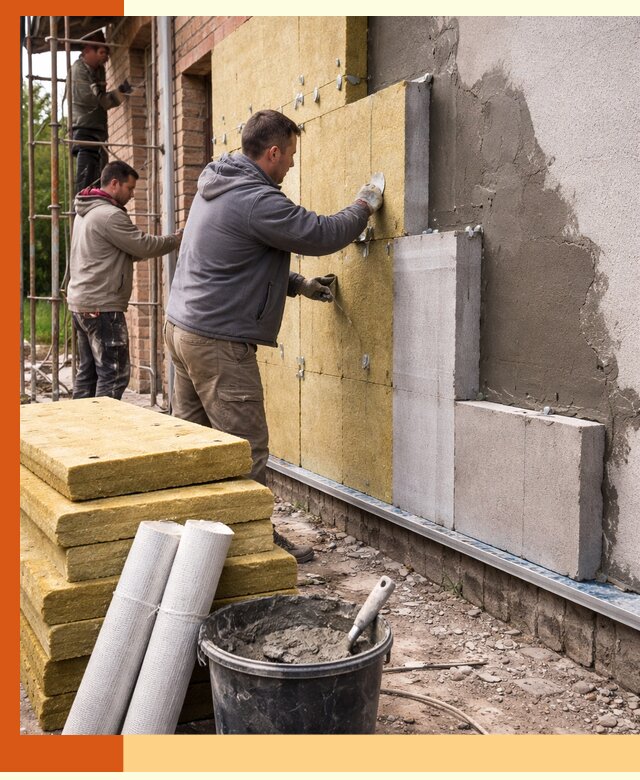 Утепление кирпичного дома под ключ в Лыткарино