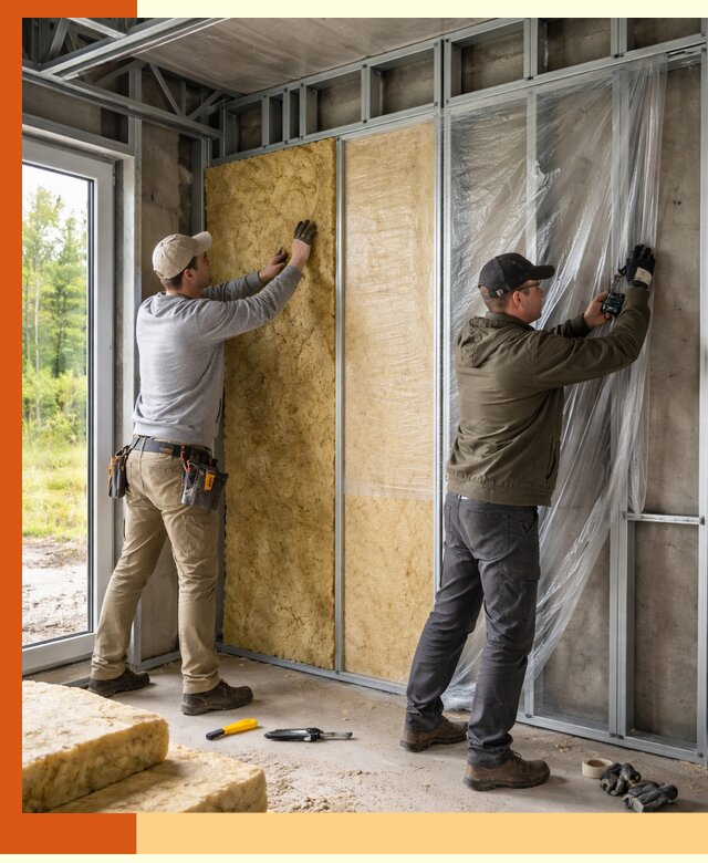 Утепление дома из ЛСТК в Лыткарино с гарантией качества и эффективности