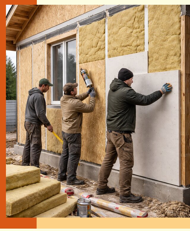 Профессиональное утепление дома из SIP-панелей в Лыткарино