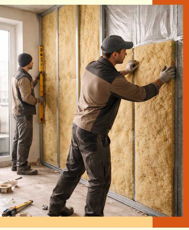 Утепление квартиры изнутри в Лыткарино от 4456 руб. за м2 | Проф. работы ТепломастерЛтк