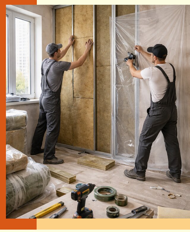 Утепление квартиры изнутри профессионально в Лыткарино