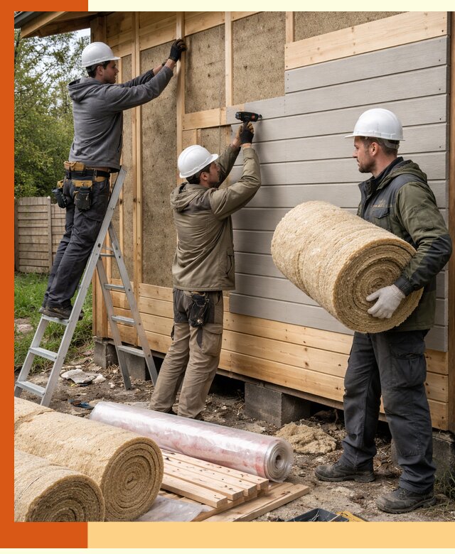 Утепление бани снаружи в Лыткарино профессионально и надежно