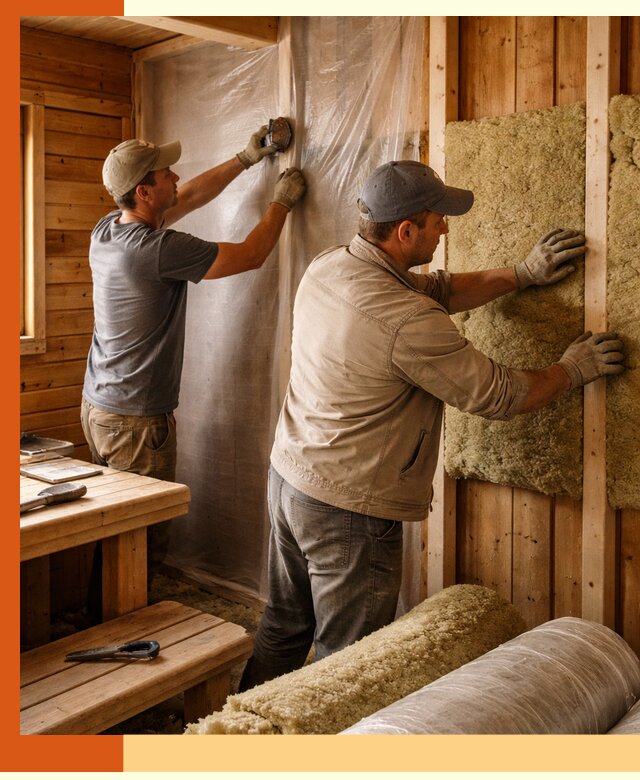 Утепление бани изнутри в Лыткарино качественно и недорого