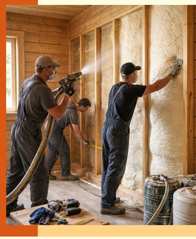 Утепление бани пенополиуретаном (ППУ) в Лыткарино