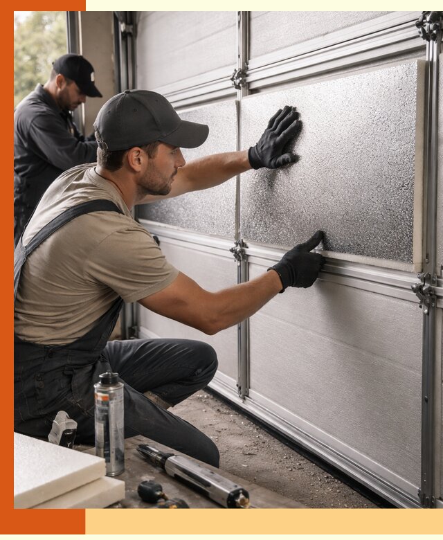 Утепление гаражных ворот в Лыткарино качественно и надежно