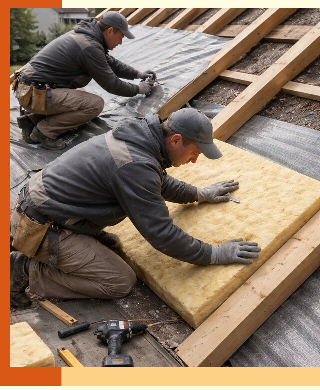 Профессиональное утепление крыши в Лыткарино качественно и надежно