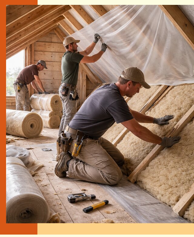 Утепление крыши изнутри в Лыткарино: профессионально и надежно