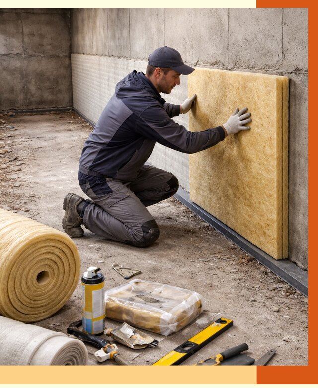 Утепление фундамента изнутри в Лыткарино от 4302 руб./м2 — работы под ключ | ТепломастерЛтк