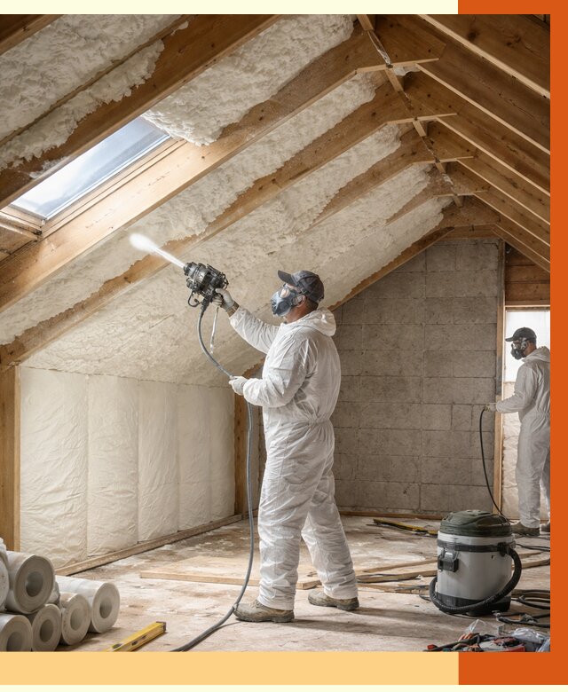 Утепление мансарды ППУ в Лыткарино от 2817 руб./м² — заказать под ключ | ТепломастерЛтк