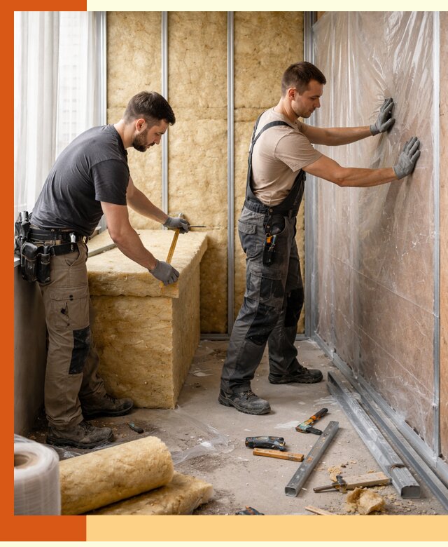 Профессиональное утепление лоджии в Лыткарино эффективно и надежно