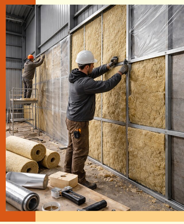 Утепление ангара в Лыткарино — профессиональная теплоизоляция помещений