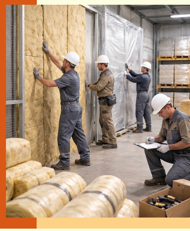 Утепление склада готовой продукции в Лыткарино качественно и быстро