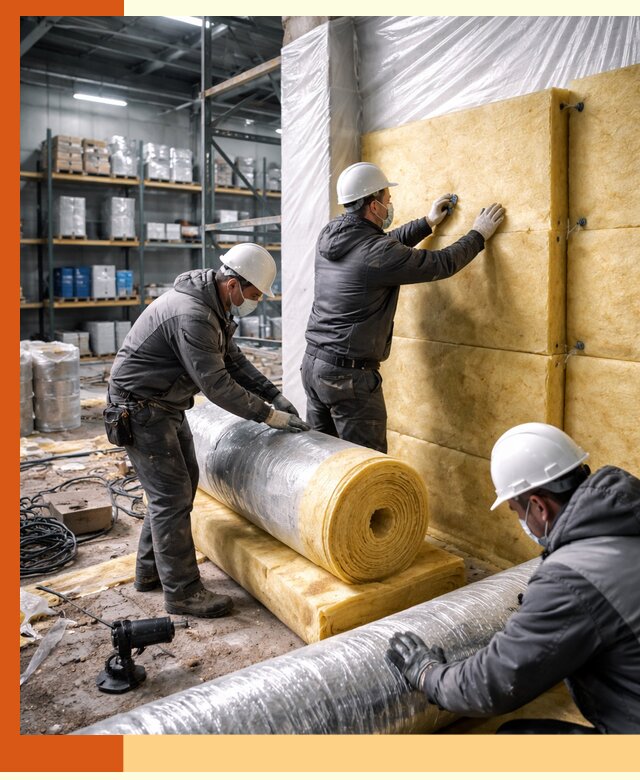 Утепление склада химсырья в Лыткарино: безопасная и эффективная изоляция