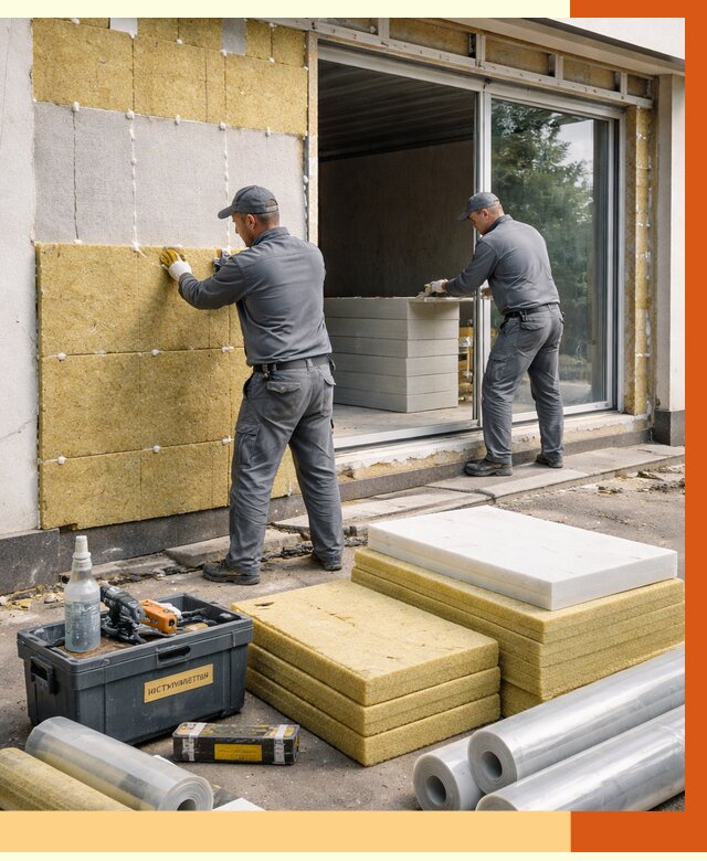 Утепление торгового павильона в Лыткарино от 14852 руб./м² под ключ | ТепломастерЛтк