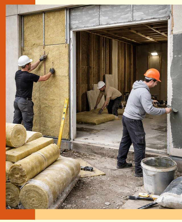 Утепление торгового павильона в Лыткарино — качественно и энергоэффективно