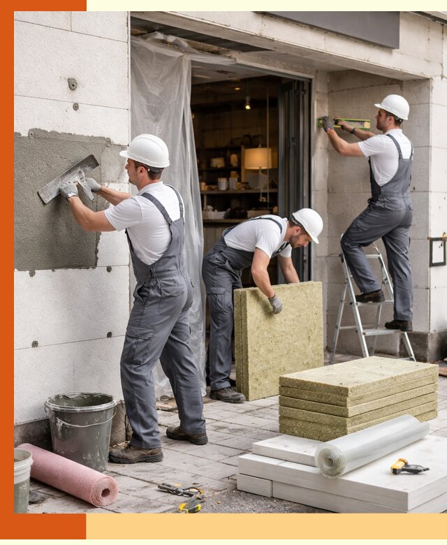 Утепление кафе в Лыткарино: профессиональная теплоизоляция и монтаж