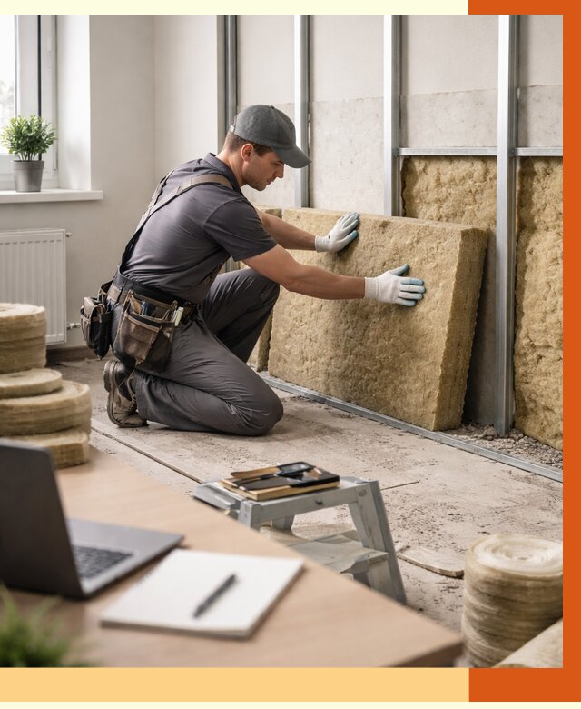 Утепление офиса в Лыткарино от 4609 руб/м2 — комплексное утепление офиса под ключ | ТепломастерЛтк