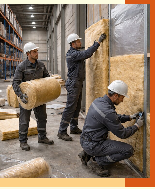 Утепление логистического центра в Лыткарино от 4609 руб/м² под ключ | ТепломастерЛтк