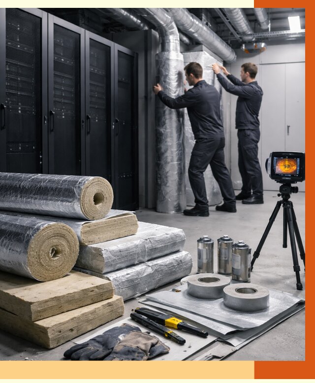 Утепление серверной в Лыткарино от 8707 руб./м² — комплексно под ключ | ТепломастерЛтк