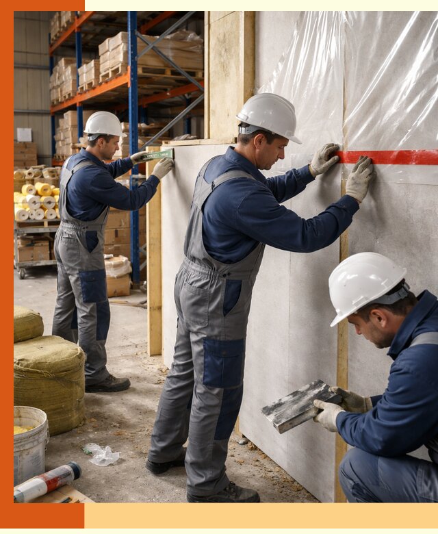 Утепление теплого склада под ключ в Лыткарино