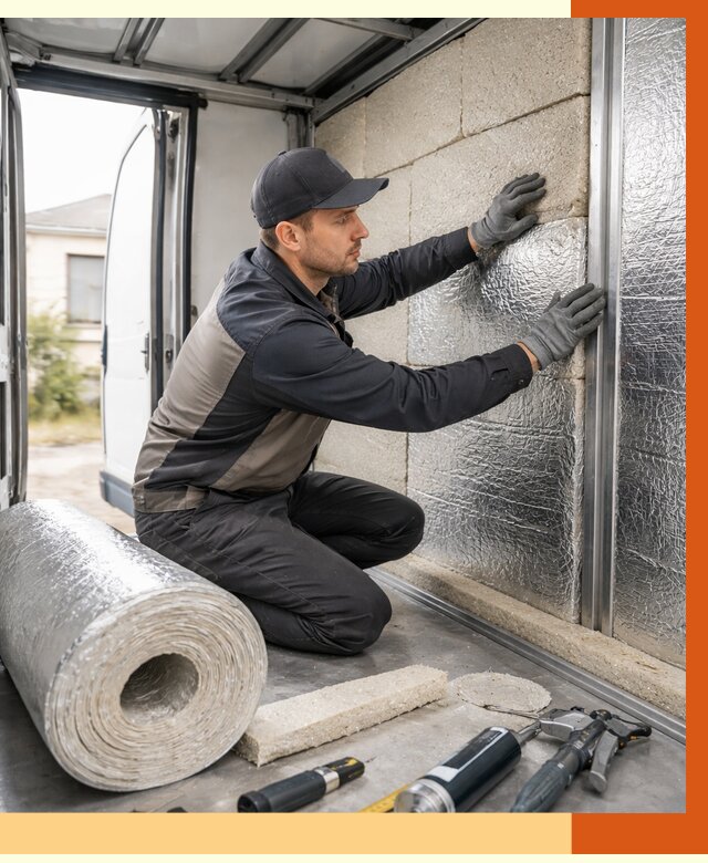 Утепление фургона рефрижератора в Лыткарино от 12804 руб./м² под ключ | ТепломастерЛтк