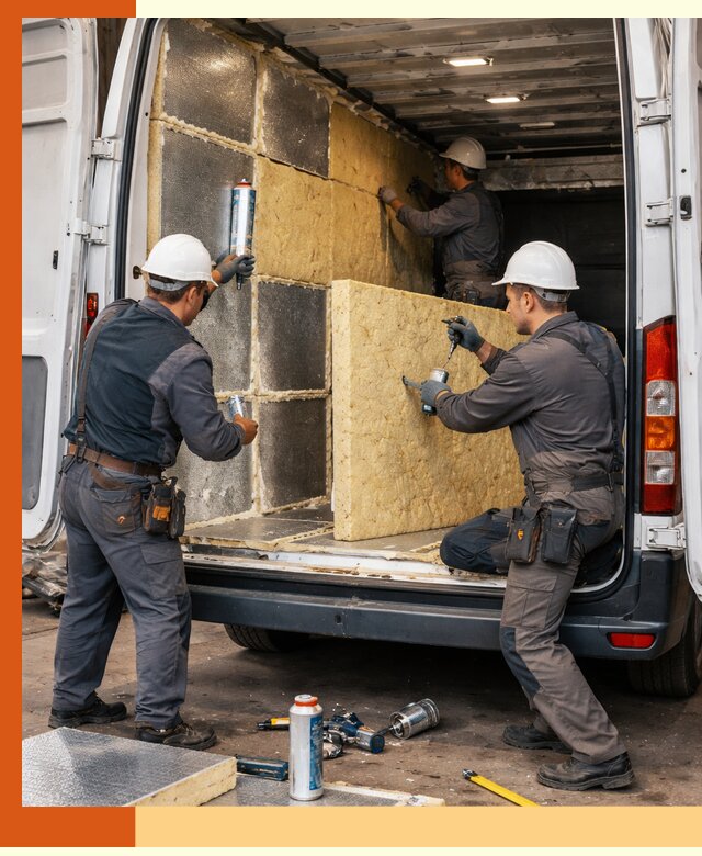 Утепление фургона-рефрижератора в Лыткарино для сохранения температуры