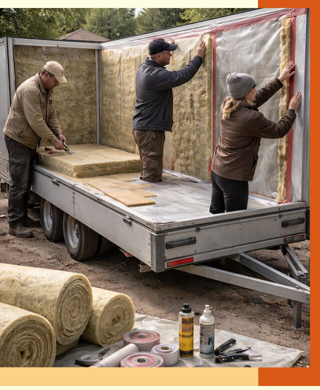 Утепление прицепа в Лыткарино под ключ от 12804 руб. — комплекс от ТепломастерЛтк