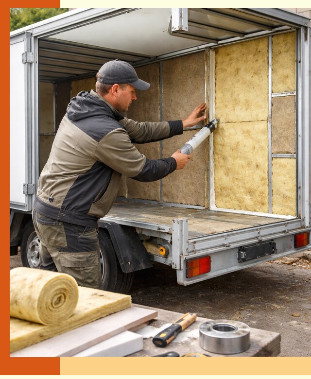Профессиональное утепление прицепа в Лыткарино для любых условий