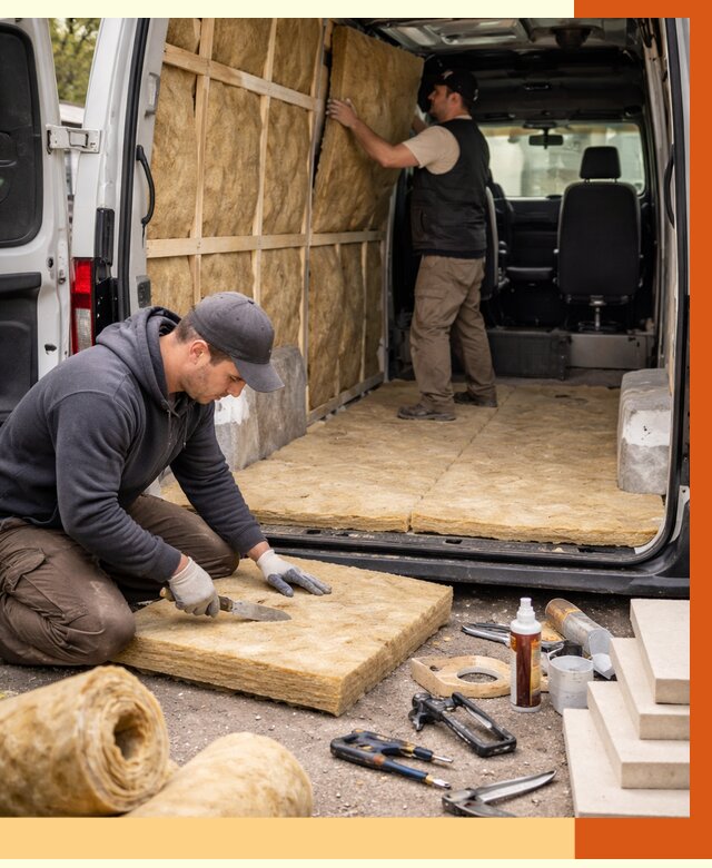 Утепление кемпера в Лыткарино под ключ от 12292 руб. — профессионально | ТепломастерЛтк