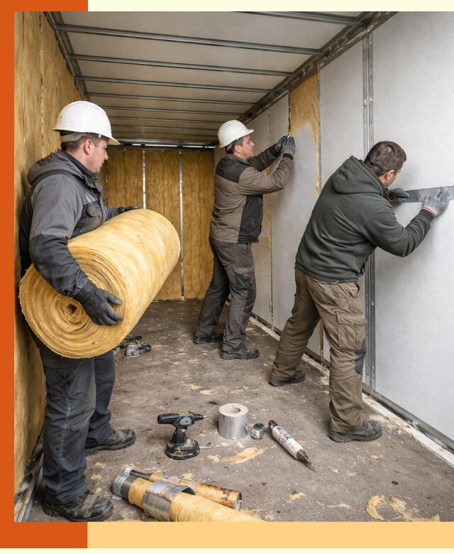 Утепление рефрижераторного контейнера в Лыткарино профессионально и надежно