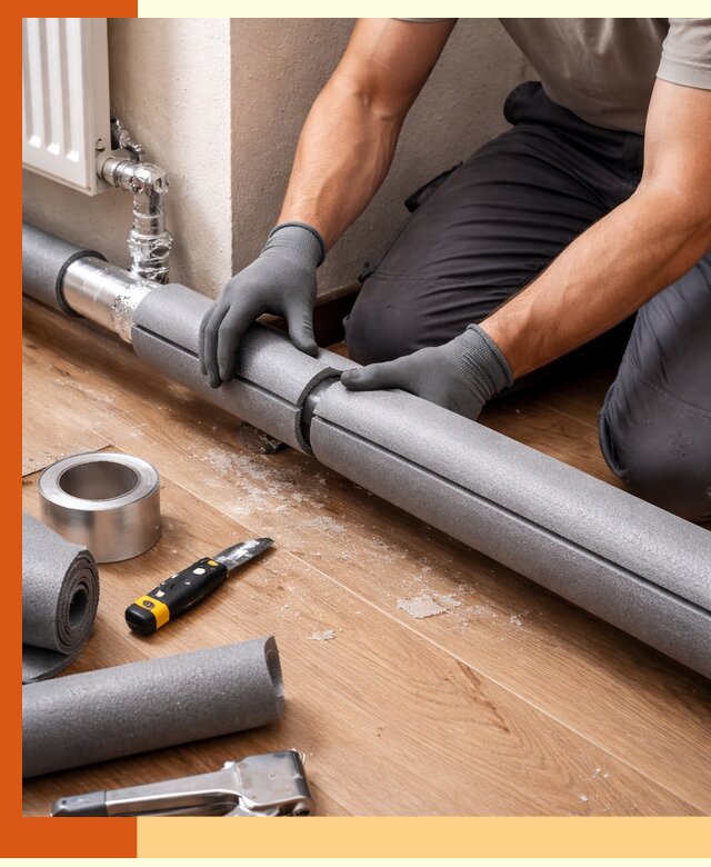 Утепление труб отопления в Лыткарино: теплоизоляция и защита сети