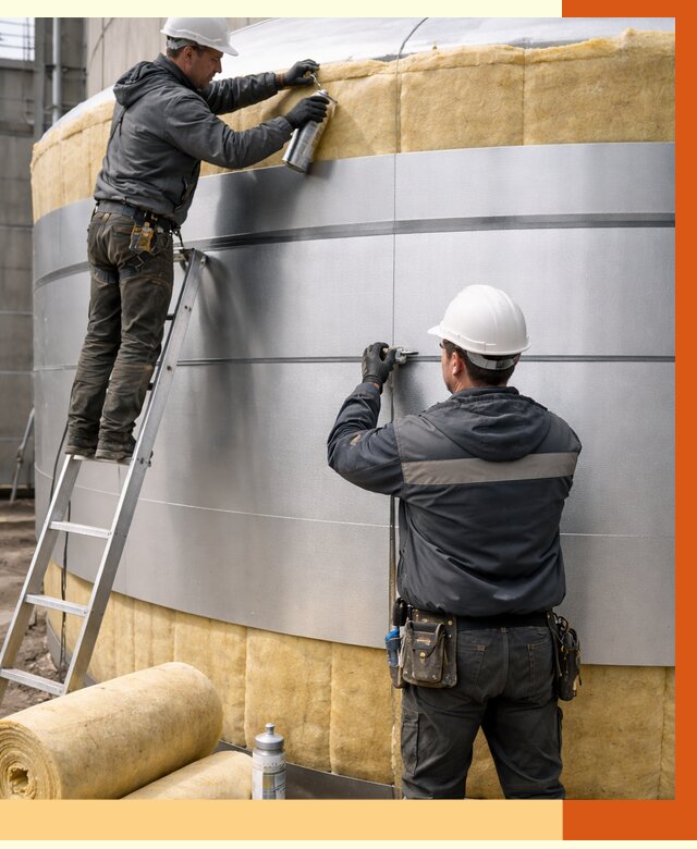 Утепление цистерны в Лыткарино пенополиуретаном от 14852 руб. под ключ | ТепломастерЛтк