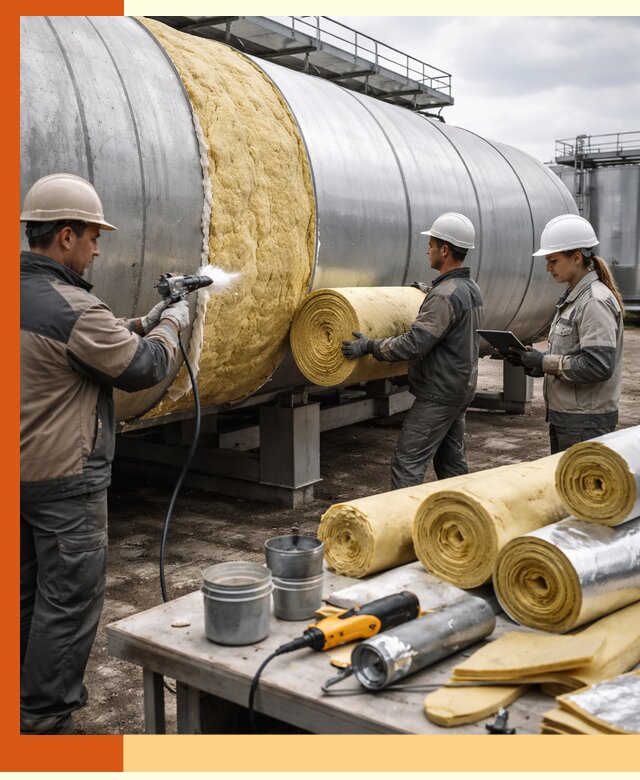Утепление цистерны в Лыткарино — утеплители и монтаж под ключ