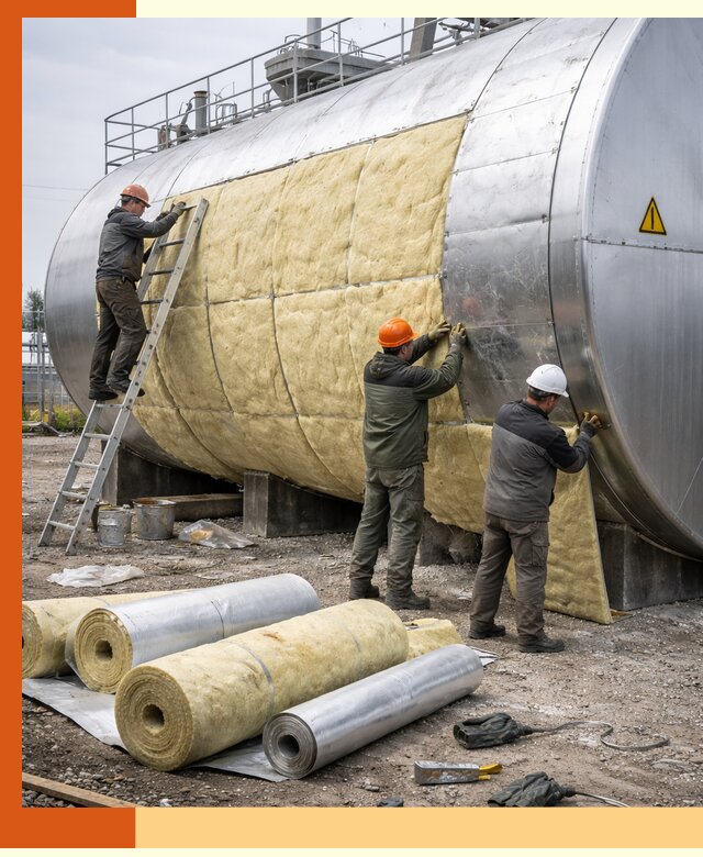 Утепление резервуаров с топливом в Лыткарино надежно и экономично