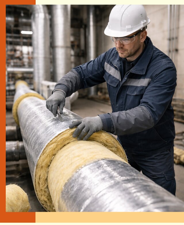 Утепление технологического оборудования и заводских установок в Лыткарино