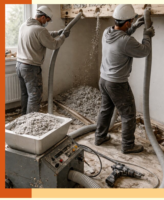 Заполнение пустот перекрытий пеной и наполнителями в Лыткарино