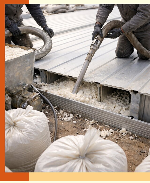 Заполнение пустот кровельных панелей пенными и мокрыми герметиками в Лыткарино