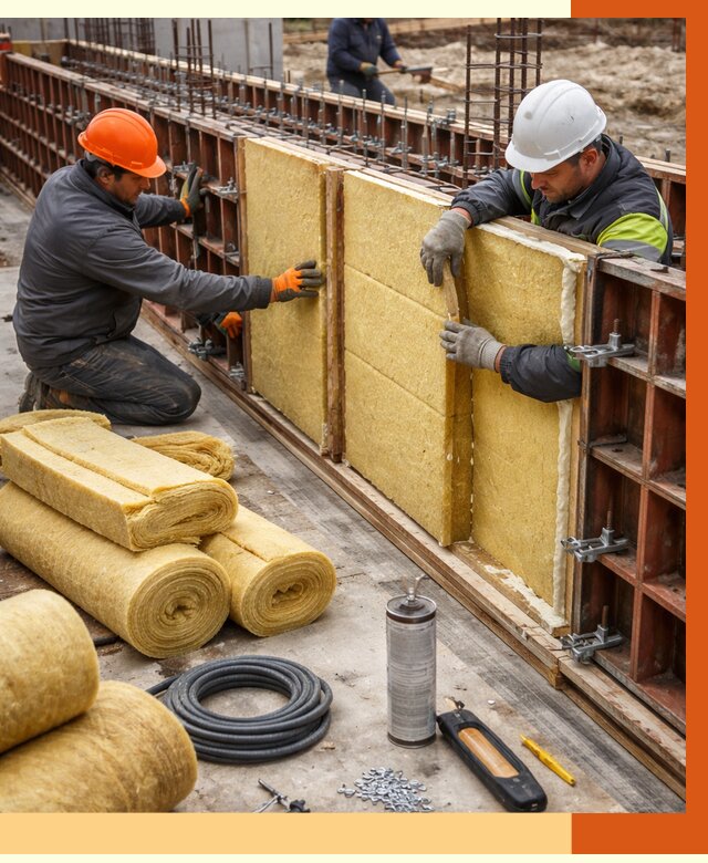 Теплоизоляция опалубки в Лыткарино от 7375 руб. за м2 — услуги и монтаж | ТепломастерЛтк