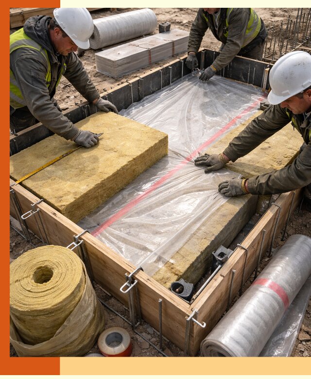 Теплоизоляция опалубки для строительства в Лыткарино