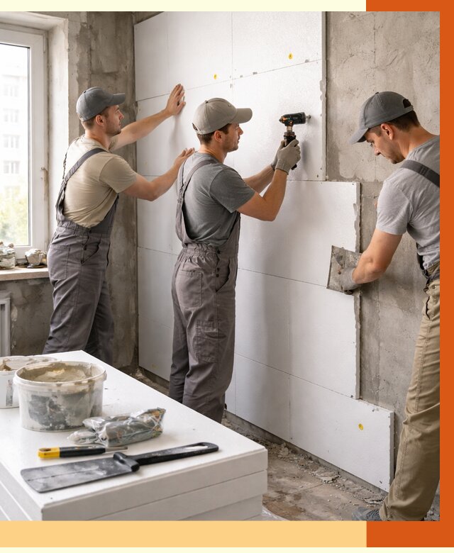 Утепление пенопластом домов и стен в Лыткарино от 1895 руб. — ТепломастерЛтк