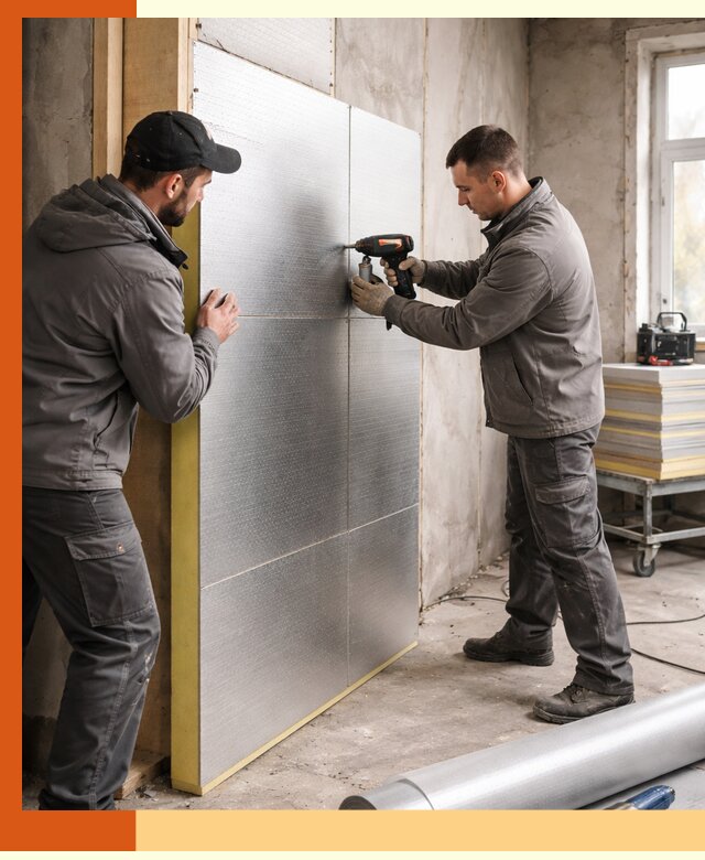 Утепление PIR панелями домов и зданий в Лыткарино