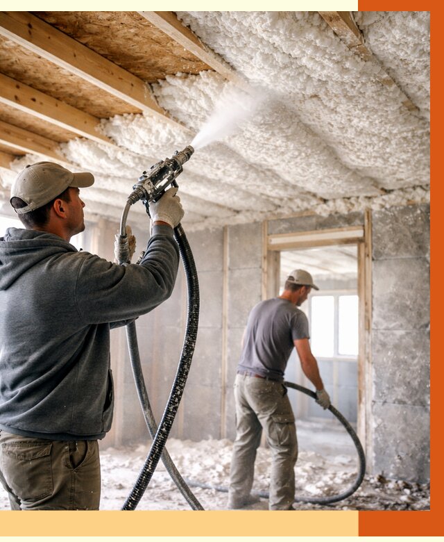 Утепление пеноизолом в Лыткарино от 1639 руб./м2 под ключ | ТепломастерЛтк