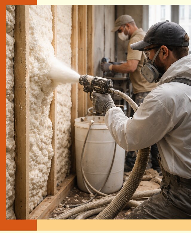 Утепление пеноизолом жилых и коммерческих объектов в Лыткарино