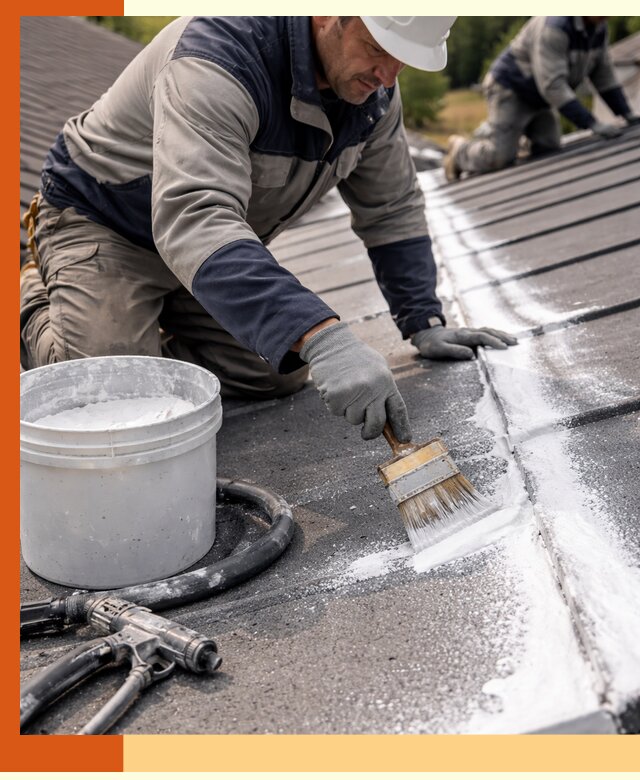 Утепление кровли жидкой теплоизоляцией в Лыткарино