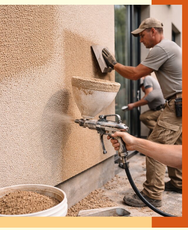 Утепление фасада жидкой пробкой в Лыткарино от 4917 руб./м² под ключ | ТепломастерЛтк