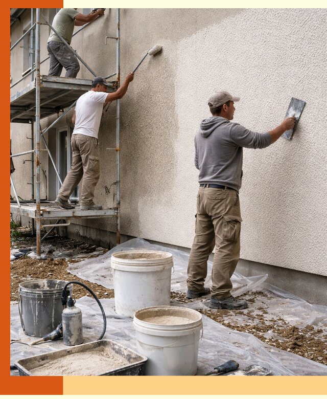 Утепление фасада жидкой пробкой в Лыткарино