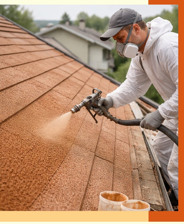 Утепление кровли жидкой пробкой в Лыткарино от 2766 руб./м² под ключ | ТепломастерЛтк